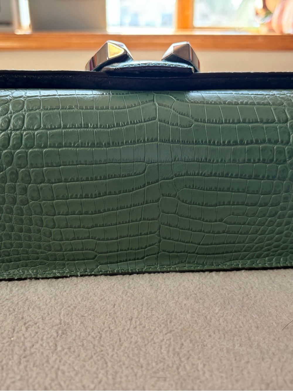 Jimmy Choo Embossed Leather Madeline - Picture 3 of 11